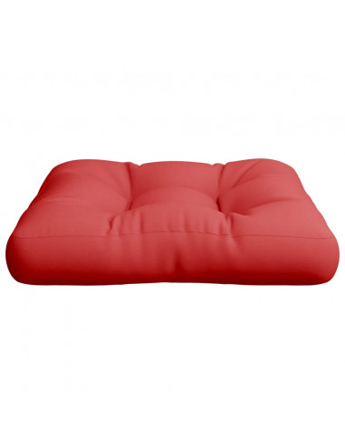 Cuscino per Pallet Rosso 58x58x10 cm in Tessuto
