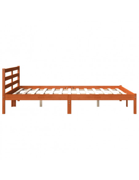 Giroletto Marrone Cera 200x200 cm in Legno Massello di Pino