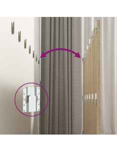 Testiera Letto Rovere Sonoma 240x1,5x80 cm Legno Ingegnerizzato