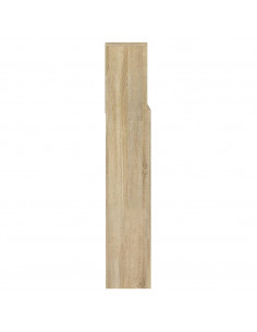 Testiera con Scomparti Rovere Sonoma 140x19x103,5 cm