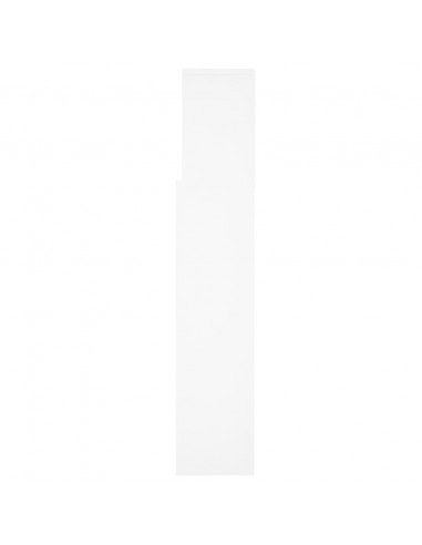Testiera con Contenitore Bianco 160x19x103,5 cm