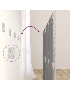 Testiera Letto Grigio Sonoma 160x1,5x80 cm Legno Ingegnerizzato