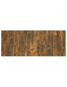 Testiera Letto Rovere Fumo 200x1,5x80 cm in Legno Multistrato