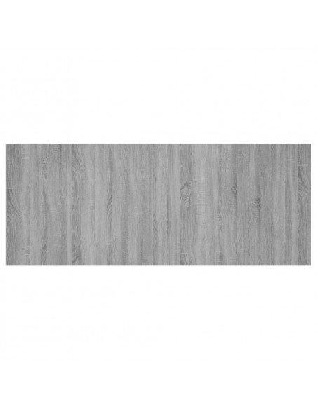 Testiera Letto Grigio Sonoma 200x1,5x80 cm Legno Ingegnerizzato