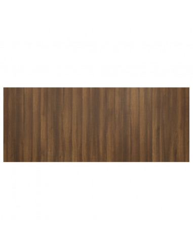 Testiera Letto Rovere Marrone 200x1,5x80 cm Legno Multistrato