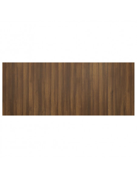 Testiera Letto Rovere Marrone 200x1,5x80 cm Legno Multistrato