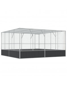 Voliera Argento 418x414x212 cm in Acciaio