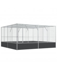 Voliera Argento 418x414x212 cm in Acciaio 2