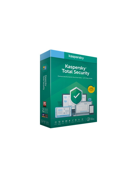 Kaspersky Total Security 2020 Sicurezza antivirus Base 1 anno/i