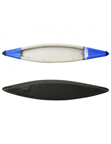 Kayak Gonfiabile Blu 375x72x31 cm in Poliestere