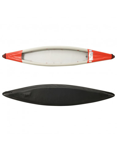 Kayak Gonfiabile Rosso 375x72x31 cm in Poliestere