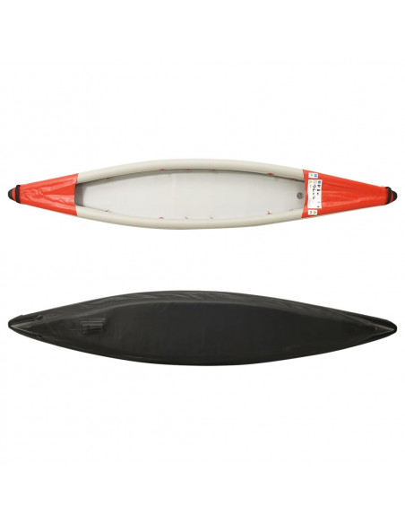Kayak Gonfiabile Rosso 375x72x31 cm in Poliestere