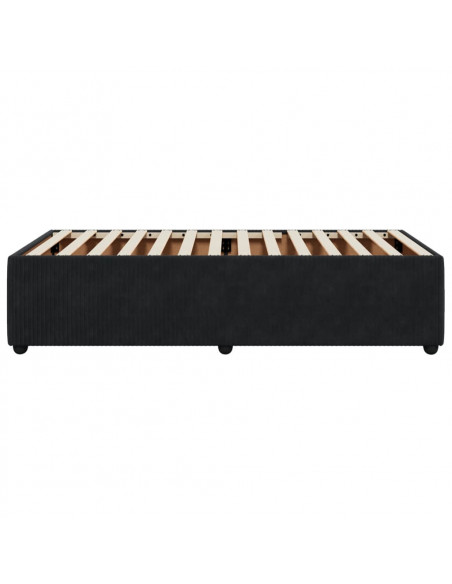 Giroletto Nero 80x200 cm in Velluto