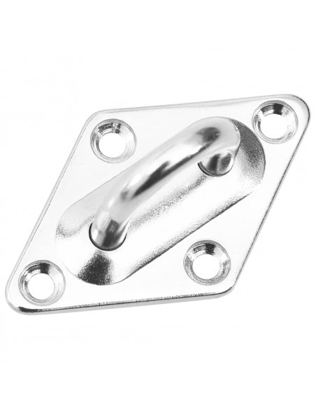 Kit di Fissaggio Vela Parasole 6 pz in Acciaio Inossidabile
