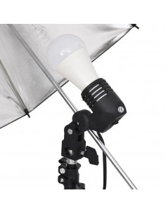 Kit di Illuminazione da Studio con Treppiedi e Ombrelli