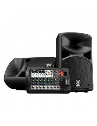 Kit disc jockey Yamaha STAGEPAS 400Bt Black Black