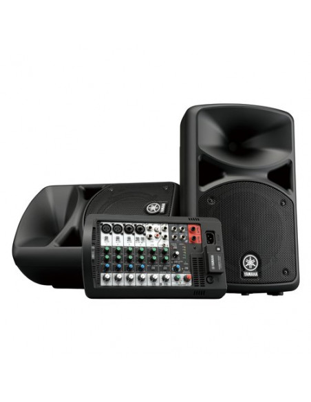 Kit disc jockey Yamaha STAGEPAS 400Bt Black Black