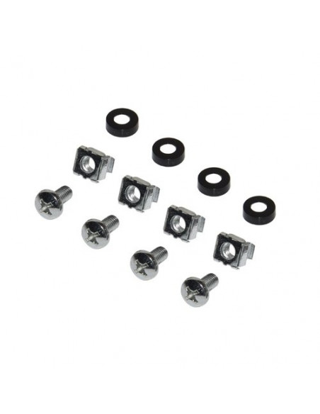 KIT LINK 50 VITI, DADI E RONDELLE PER INSTALLAZIONI su Armadi RACK 19'' Colore Zinco