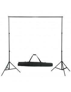 Kit per Studio Fotografico con Set Luci, Fondale e Riflettore