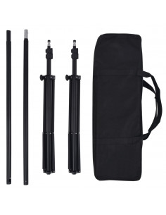 Kit per Studio Fotografico con Set Luci, Fondale e Riflettore