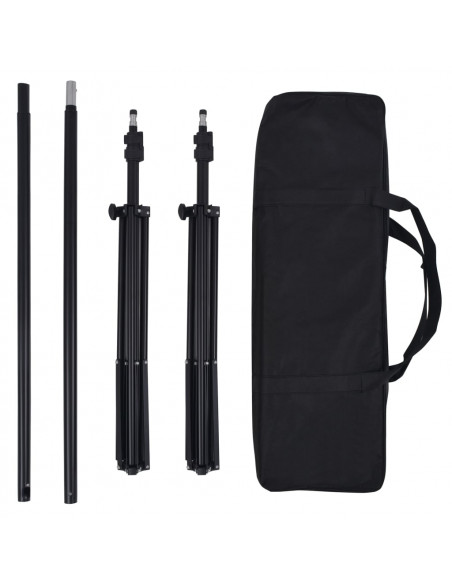 Kit per Studio Fotografico con Set Luci, Fondale e Riflettore