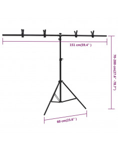 Kit Studio Fotografico con Luci Fondale e Riflettore