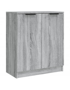 Credenza Grigio Sonoma 60x30x70 cm in Legno Multistrato 2