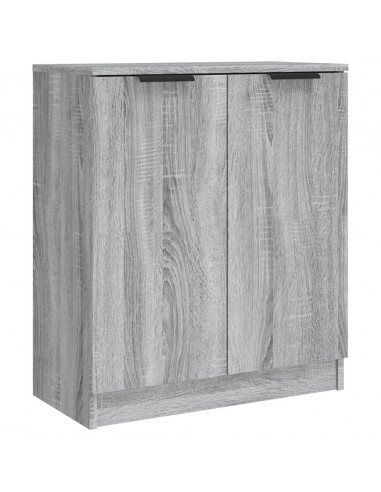 Credenza Grigio Sonoma 60x30x70 cm in Legno Multistrato