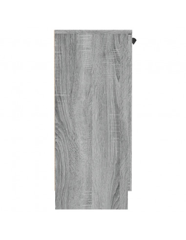 Credenza Grigio Sonoma 60x30x70 cm in Legno Multistrato