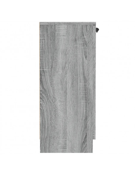 Credenza Grigio Sonoma 60x30x70 cm in Legno Multistrato