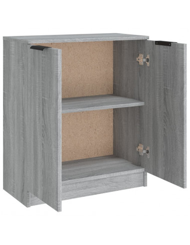 Credenza Grigio Sonoma 60x30x70 cm in Legno Multistrato