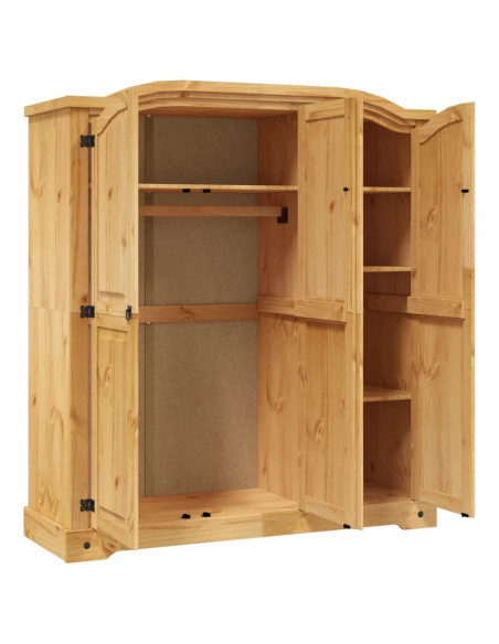 Armadio in Legno di Pino Messicano Corona Range 3 Ante