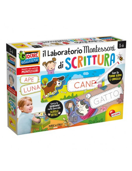 Laboratorio di Scrittura Prescolare Lisciani 95186 MONTESSORI