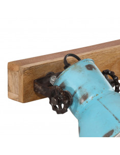 Lampada a Parete 25 W Blu Anticato 45x25 cm E27