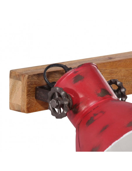 Lampada a Parete 25 W Rosso Anticato 45x25 cm E27