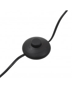 Lampada a Piantana con Supporto in Acciaio 135 cm Beige