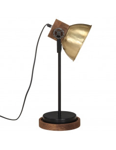 Lampada a Scrivania 25 W Ottone Anticato 17x17x50 cm E27