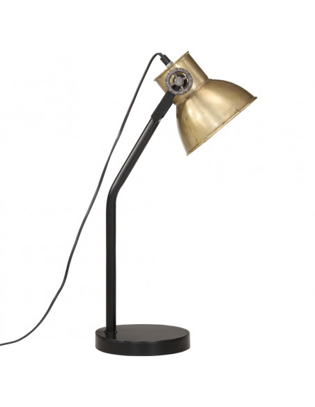 Lampada a Scrivania 25 W Ottone Anticato 17x17x60 cm E27