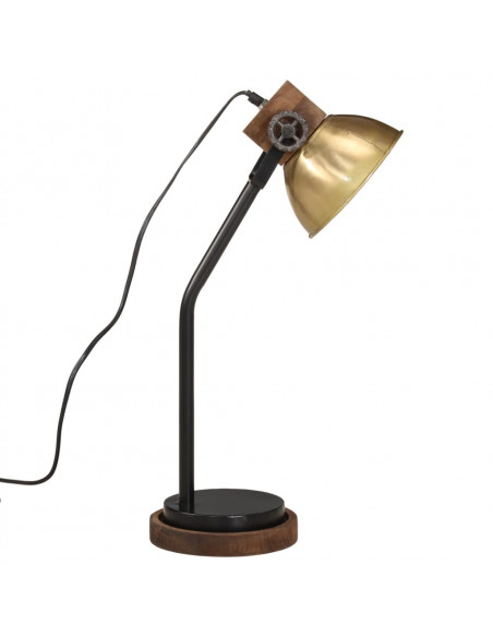 Lampada a Scrivania 25 W Ottone Anticato 18x18x60 cm E27