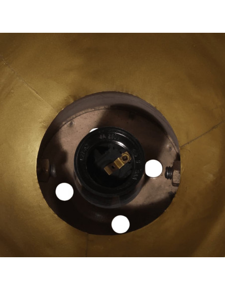 Lampada a Soffitto 25 W Ottone Anticato 50x50x25 cm E27