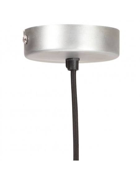 Lampada a Sospensione 25 W Argento Rotonda 28,5 cm E27