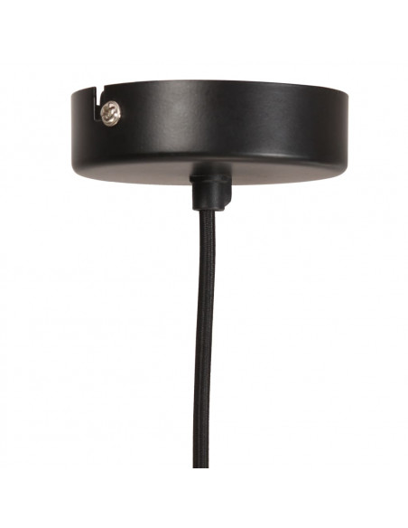 Lampada a Sospensione 25 W Nera Rotonda 28,5 cm E27