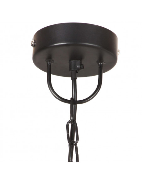 Lampada a Sospensione 25 W Nera Rotonda 48 cm E27