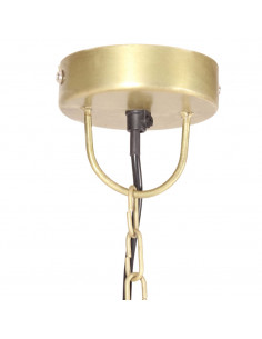 Lampada a Sospensione 25 W Ottone Rotonda 48 cm E27