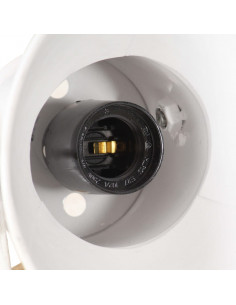 Lampada a Sospensione Industriale 25 W Bianca 42x27cm E27