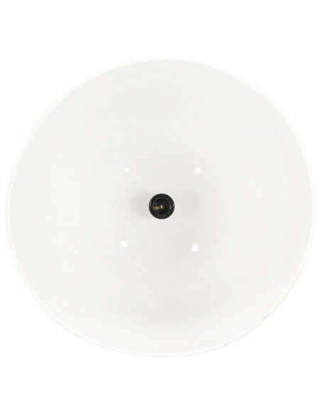Lampada a Sospensione Industriale 25 W Bianca Rotonda 32 cm E27