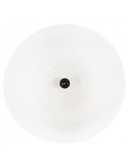 Lampada a Sospensione Industriale 25 W Bianca Rotonda 42 cm E27