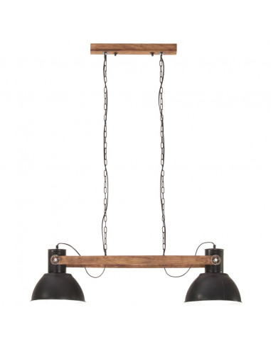 Lampada a Sospensione Industriale 25 W Nera 109 cm E27