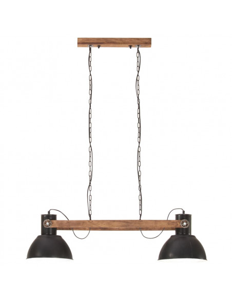 Lampada a Sospensione Industriale 25 W Nera 109 cm E27