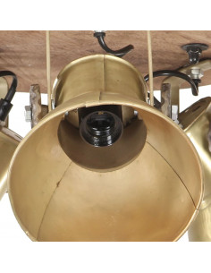 Lampada a Sospensione Industriale 25 W Ottone 42x27 cm E27